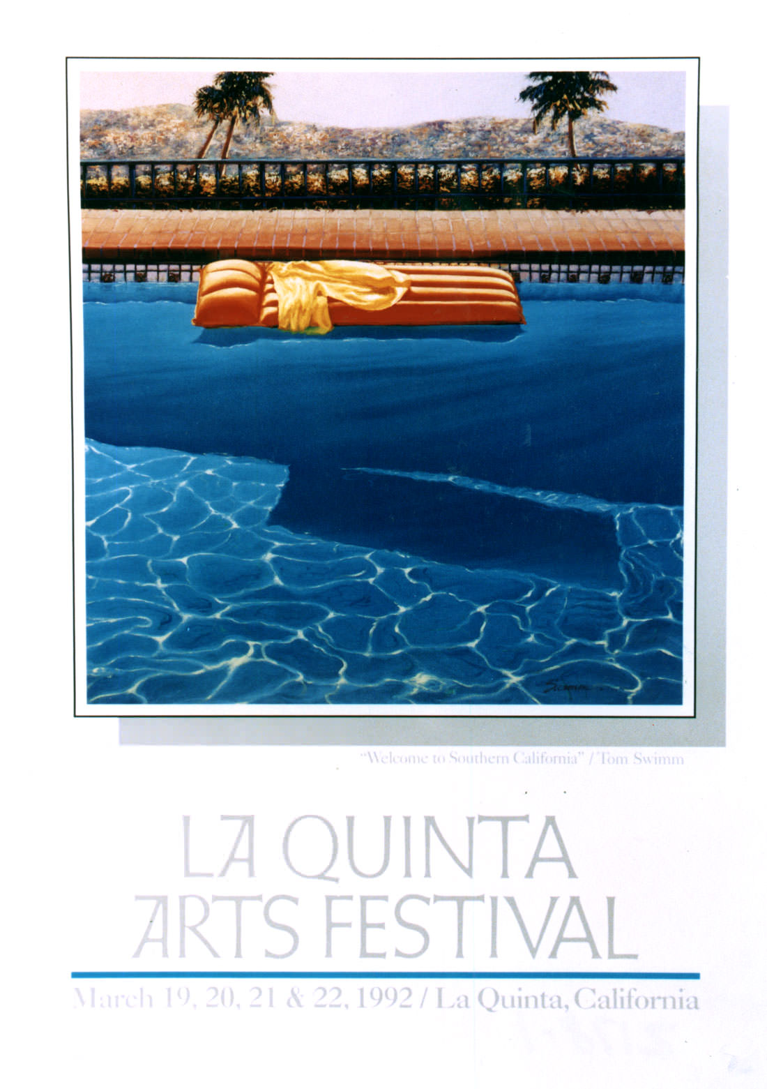 1992 La Quinta Arts Festival Poster